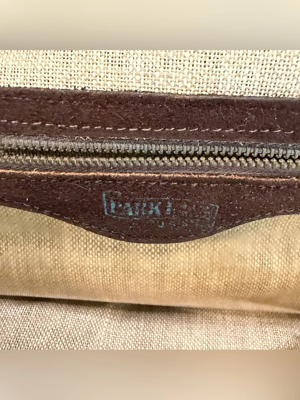 60s Dark Brown Suede Top-Handle Satchel
